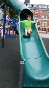 Boy in Slide