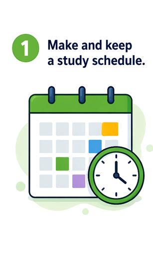 study schedule