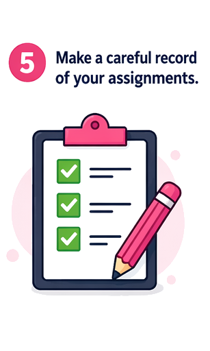 Keep track of assignments